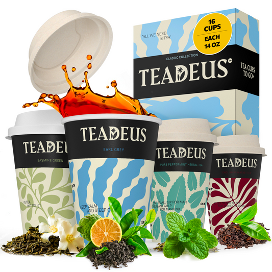 Classic Tea Sampler: 4 Cups x 4 Flavors