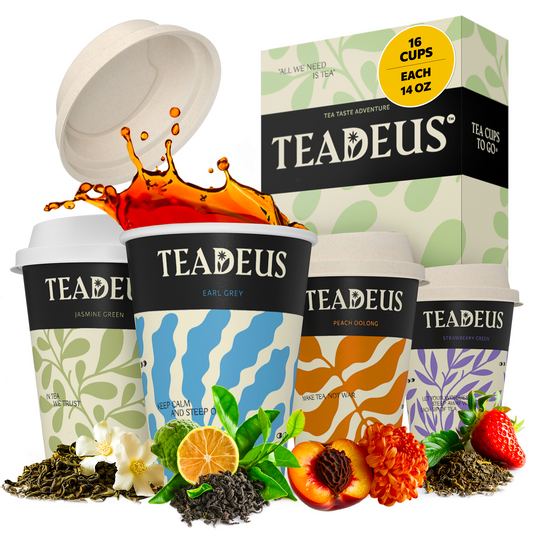 Tea Taste Adventure Sampler: 4 Cups x 4 Flavors